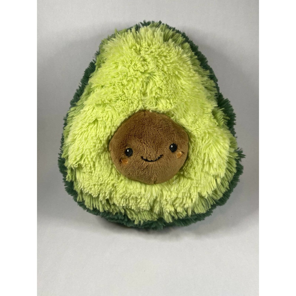Super softy squishable Comfort Food Avocado Plush 7" Very Cute! Stuffed Animal!￼